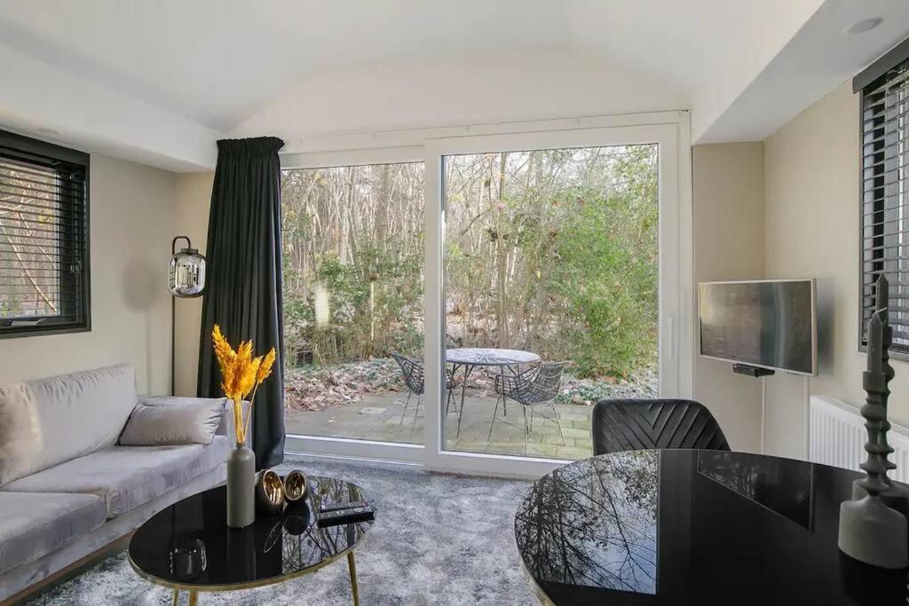 Relaxed Luxe "Boszichthuisje" Met Jacuzzi Bospark Ijsselheide Hattemerbroek エクステリア 写真
